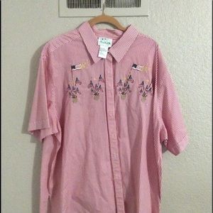Patriotic short sleeve 3x shirt